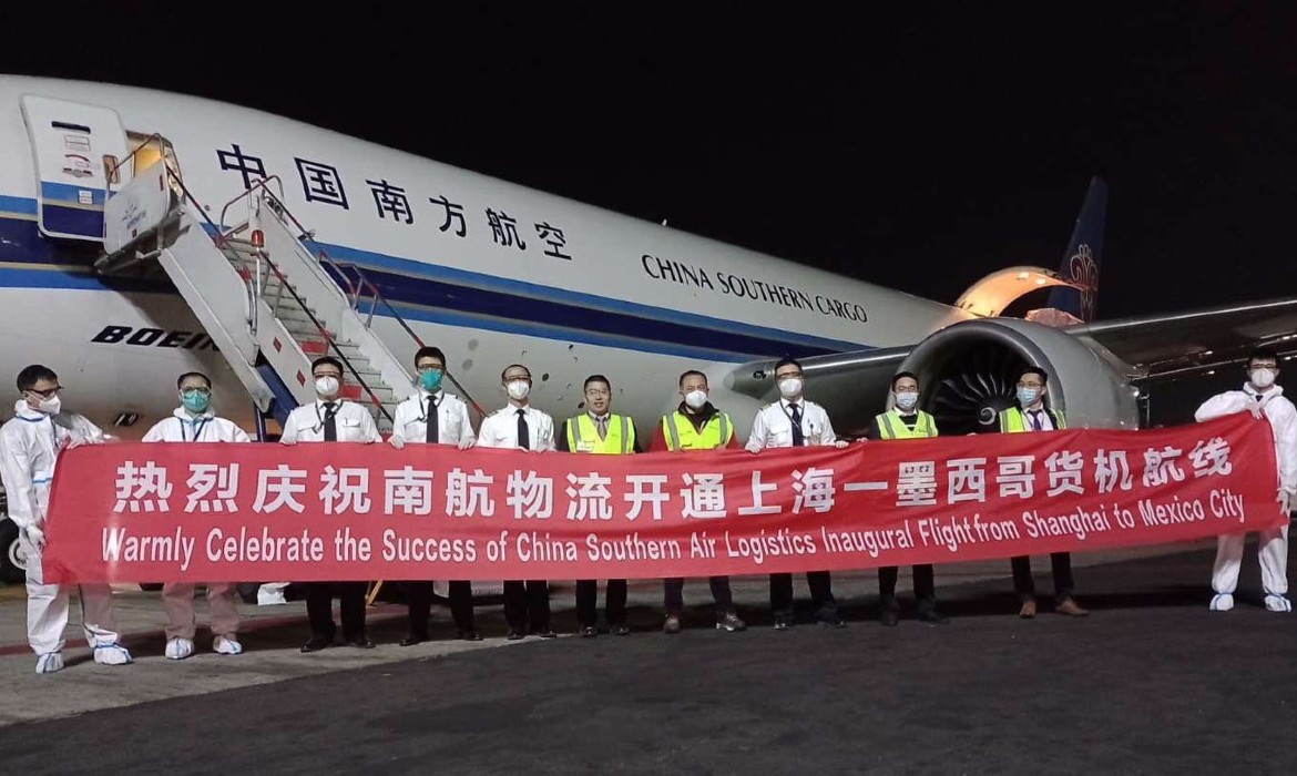 China Southern Airlines reinicia vuelos cargueros hacia el AICM